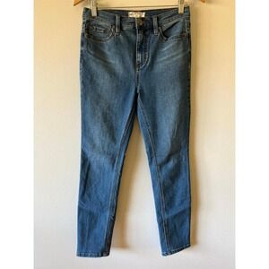 Free People Women's Blue Skinny Jeans Size 28